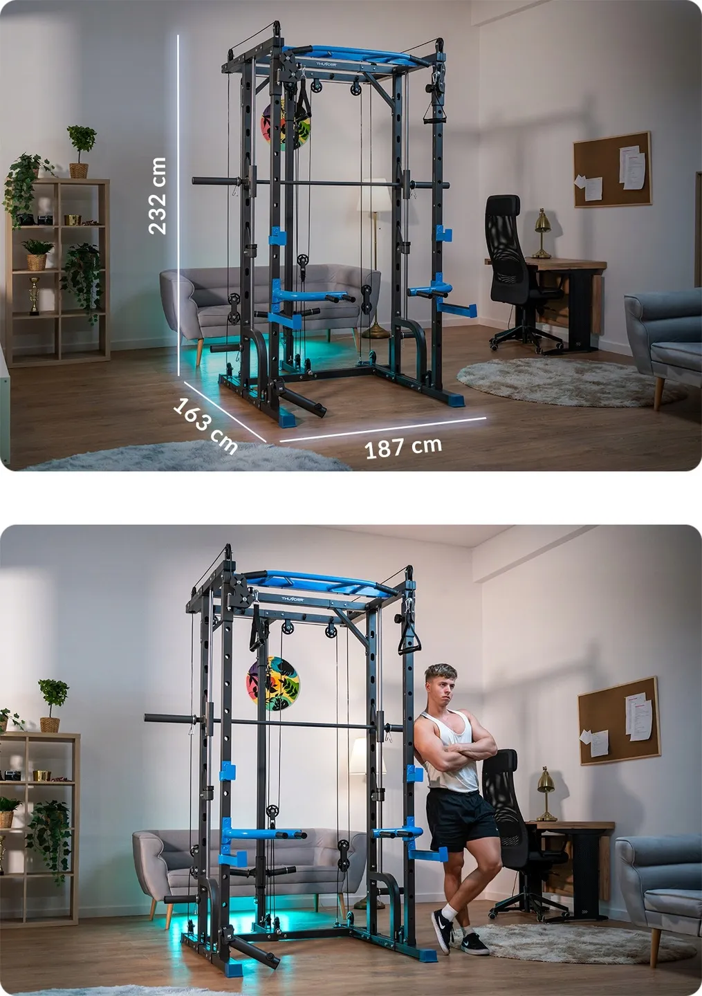 Poartă SLIDE – vedere laterală