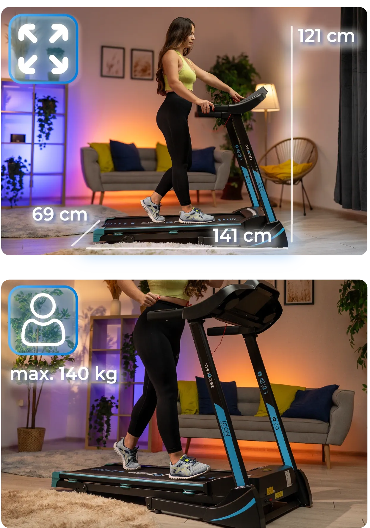 Treadmill lateral