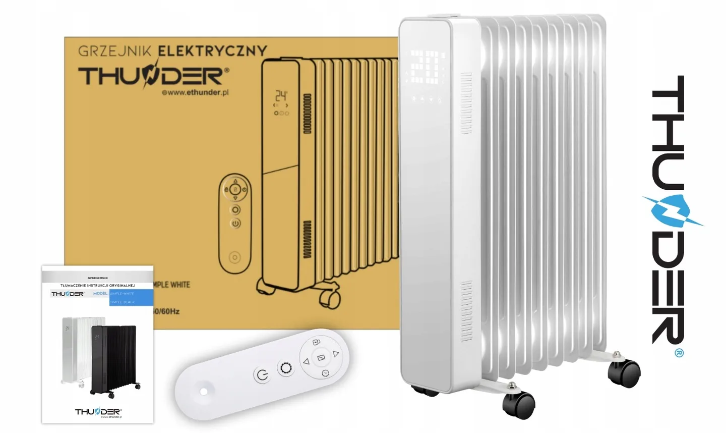Conținutul pachetului THUNDER SIMPLE-WHITE-2500W