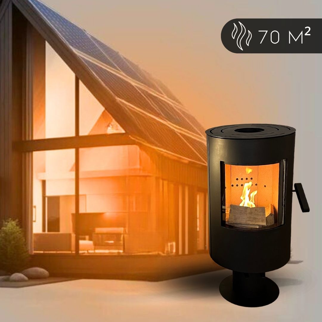 Kominek Piec Piecyk Stojący Thunder Flame 7kW Ekoprojekt