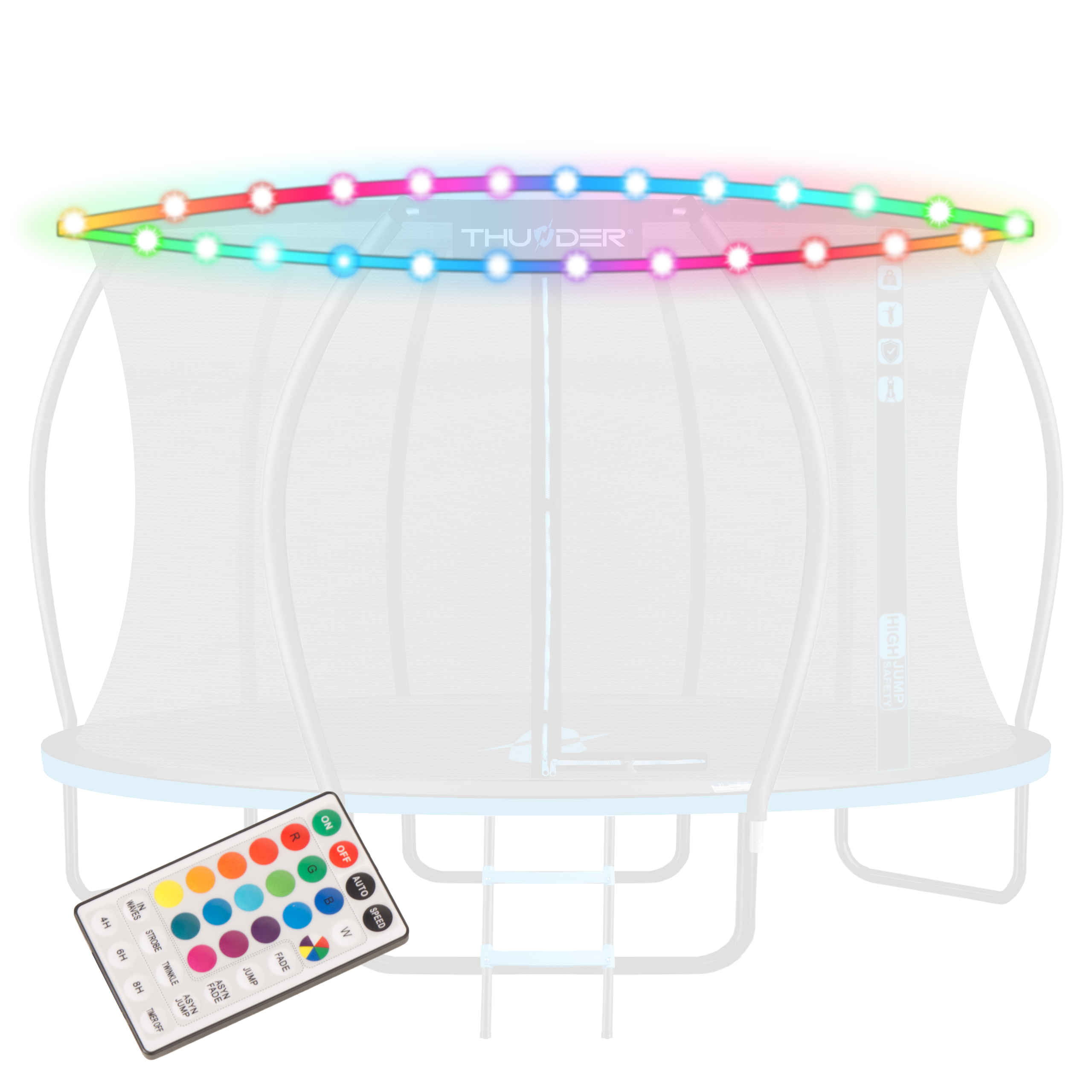 Creează un efect de neuitat pe trambulină cu luminile noastre LED