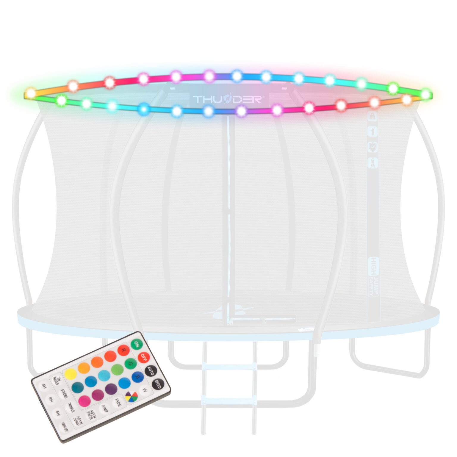 Creează un efect de neuitat pe trambulină cu luminile noastre LED 6FT