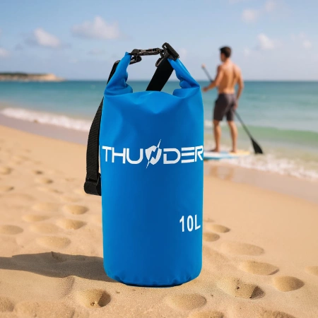Sac impermeabil 10 L THUNDER albastru