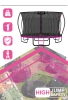 Trambulină THUNDER INSIDE ULTRA 16FT (488 cm) PINK