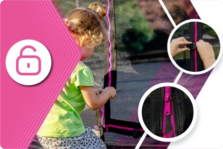 Trambulină THUNDER INSIDE ULTRA 14FT (427 cm) PINK