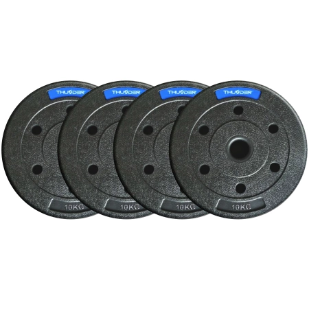 Set de greutăți bituminoase marca THUNDER 4x10 kg