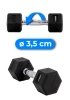Haltér hexagonal 5 kg THUNDER