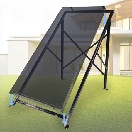 Cadru pentru un colector solar plat de 2,5 m