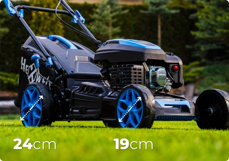 Mașină de tuns iarba pe benzină Hexwelt HW-KS-200 51cm 3,8kW cu autopropulsie