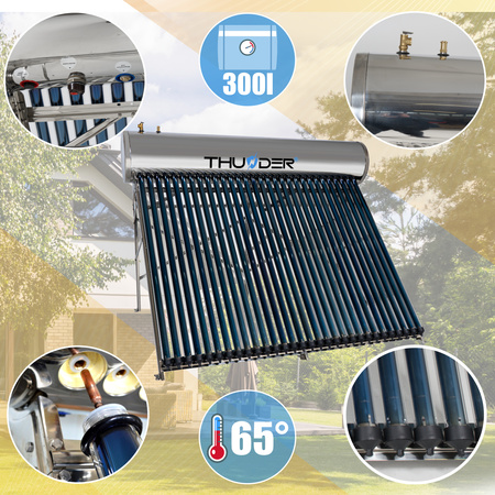 Colector solar presurizat cu rezervor THUNDER 300 L