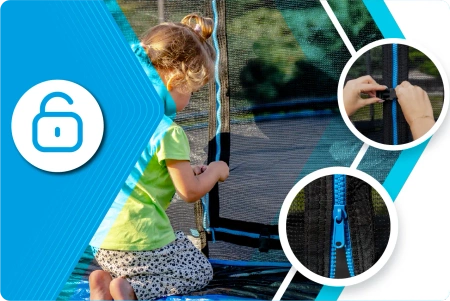 Trambulină THUNDER INSIDE ULTRA 10FT (305 cm) BLUE