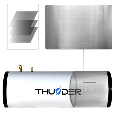 Colector solar presurizat cu rezervor THUNDER 200 L BLACK