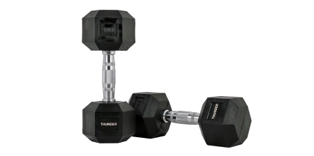 Ganteră hexagonală 10 kg THUNDER