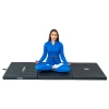 Saltea de gimnastică neagră 197x100x5 THUNDER