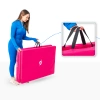 Saltea de gimnastică roz 197x100x5 THUNDER