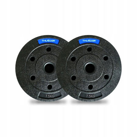 Set de greutăți bituminoase marca THUNDER 2x7,5 kg