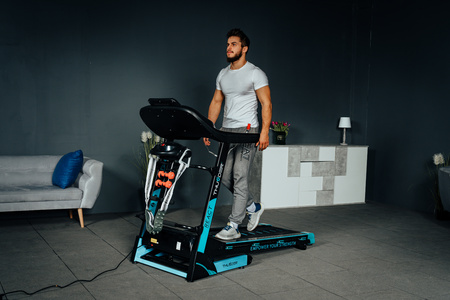 Bandă de alergare electrică THUNDER REACT-DS-TFT-BLACK