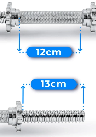 Bară dreaptă cu filet 40 cm 30 mm THUNDER