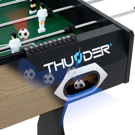 4FT THUNDER HEXAGON masă foosball pliabilă