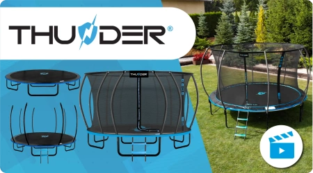 Trambulină THUNDER INSIDE ULTRA 16FT (488 cm) BLUE