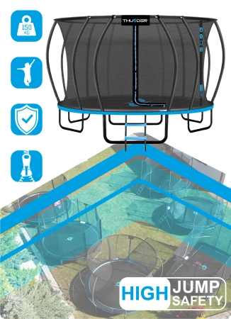 Trambulină THUNDER INSIDE ULTRA 16FT (488 cm) BLUE