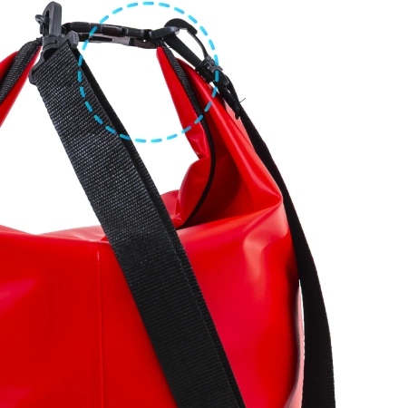 Sac impermeabil 30 L THUNDER roșu