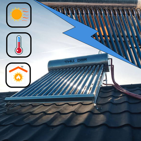 Colector solar presurizat cu rezervor THUNDER 200 L