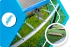 Trambulină THUNDER INSIDE ULTRA 8FT (244cm) BLUE