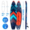 Placă SUP 320cm THUNDER STRIPES