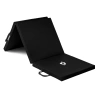 Saltea de gimnastică neagră 180x60x4 THUNDER