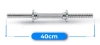 Bară dreaptă cu filet 40 cm 30 mm THUNDER