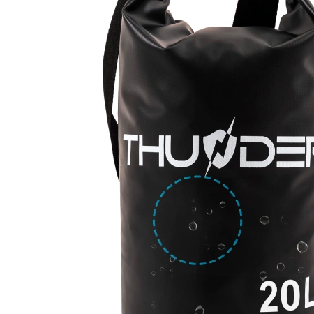 Sac impermeabil 20 L THUNDER negru