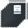 Placă puzzle pentru exerciții neagră 60x60cm THUNDER