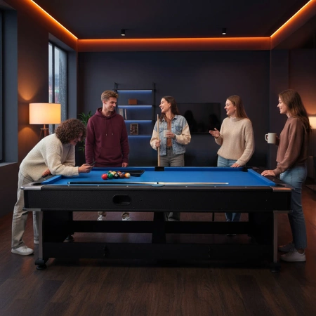 Masă de joc rotativă 4în1 7FT THUNDER CRUSH