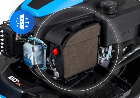 Mașină de tuns iarba pe benzină Hexwelt HW-KS-200 51cm 3,8kW cu autopropulsie