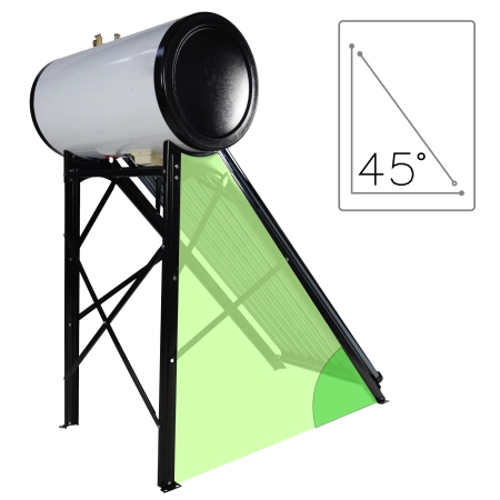 Colector solar presurizat cu rezervor THUNDER 100 L BLACK