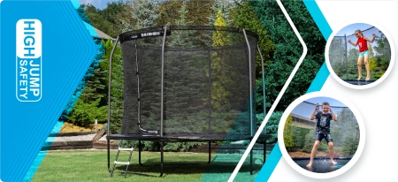 Trambulină THUNDER INSIDE ELITE 8FT (244 cm) BLACK