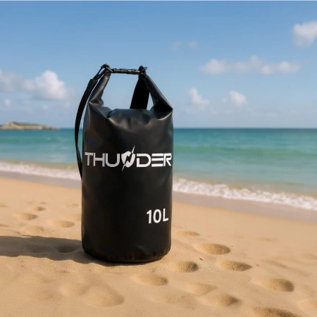 Sac impermeabil 10 L THUNDER negru