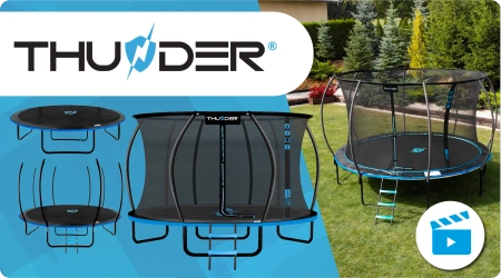 Trambulină THUNDER INSIDE ULTRA 14FT (427 cm) BLUE