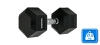 Ganteră hexagonală 17,5 kg THUNDER