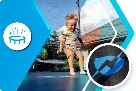 Trambulină THUNDER INSIDE ULTRA 14FT (427 cm) BLUE