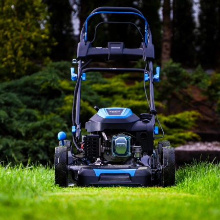 Mașină de tuns iarba pe benzină Hexwelt HW-KS-224 53cm 4,4kW cu autopropulsie