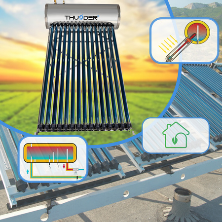 Colector solar presurizat cu rezervor THUNDER 150 L