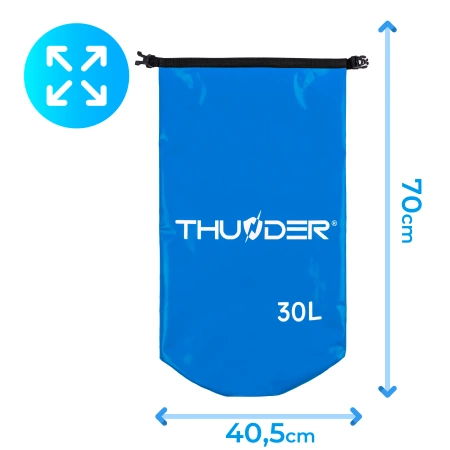 Sac impermeabil 30 L THUNDER albastru