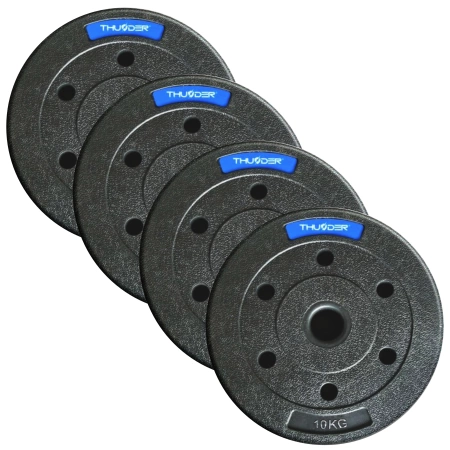 Set de greutăți bituminoase marca THUNDER 4x10 kg