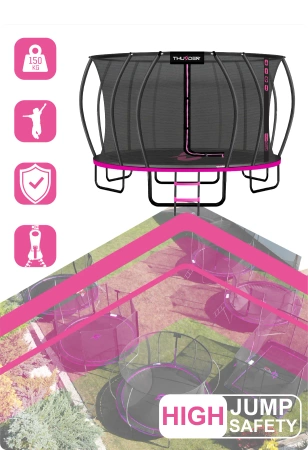 Trambulină THUNDER INSIDE ULTRA 16FT (488 cm) PINK