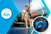 Trambulină THUNDER INSIDE ULTRA 8FT (244cm) BLUE
