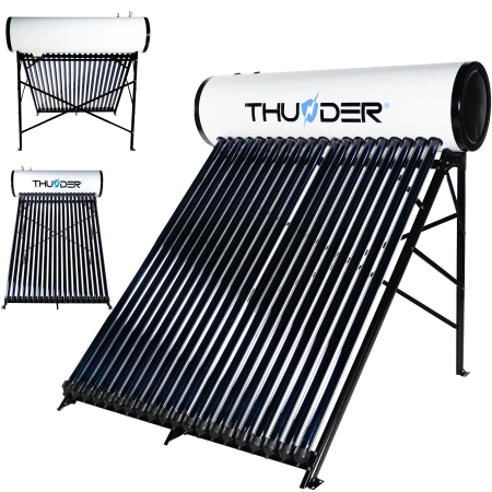 Colector solar presurizat cu rezervor THUNDER 200 L BLACK