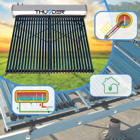 Colector solar presurizat cu rezervor THUNDER 300 L