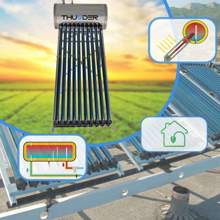 Colector solar presurizat cu rezervor THUNDER 100 L